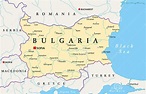 Mapa de Bulgaria - Mapa Físico, Geográfico, Político, turístico y Temático.
