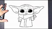 Como Dibujar A BABY YODA Paso a paso - How to Draw Baby Yoda - YouTube