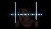 I Don't Need Your Love - Official Music Video - YouTube