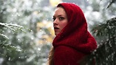 Wallpaper : red, snow, winter, Red Riding Hood, Freezing, Amanda ...