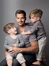 Ricky Martin Poses With Twin Sons For Father's Day!