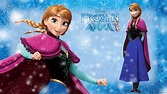 Anna In Purple Blue Dress HD Frozen Wallpapers | HD Wallpapers | ID #82337