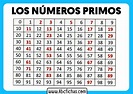 Lista de numeros primos - ABC Fichas