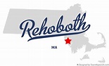 Map of Rehoboth, MA, Massachusetts