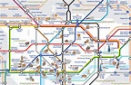 London map - London tube map with attractions - Underground stations ...