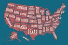 The Singly Landlocked States Of The United States - WorldAtlas