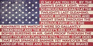 American National Anthem: Full Lyrics, History and Other Patriotic ...