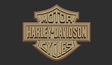 Harley Davidson Logo Stl Model | Cnc ve 3d print modelleri
