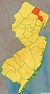 Map of Passaic County, New Jersey