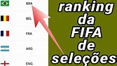 RANKING DA FIFA DE SELEÇÕES - RANKING DA FIFA DE FUTEBOL DE SELEÇÕES ...