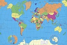 Mapamundis políticos para imprimir | Mapas del mundo de todo tipo