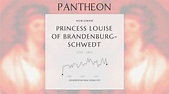 Princess Louise of Brandenburg-Schwedt Biography - Princess, then ...
