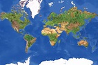 Planet Earth Map – Print A Wallpaper