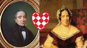 książę Florestan I i jego żona Maria Caroline Gibert de Lametz [1793 ...