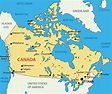 Map of Canada, Canada Flag facts and Places to visit in 2020 | Places ...