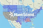 New Whitetail Rut Map : A HuntStand Exclusive