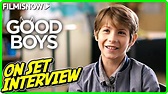 GOOD BOYS | Jacob Tremblay "Max" On-set Interview - YouTube