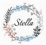 Girls name in floral wreath : STELLA Stella (Latin) star | Significados ...