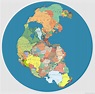 A Fascinating Map of the Supercontinent Pangaea With Modern Day Country ...