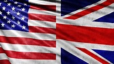 Banderas De Estados Unidos Y De Inglaterra - Banco de fotos e imágenes ...
