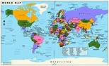 Free Printable World Map Poster for Kids [PDF]