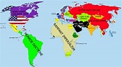 A Map of The World but its only information I learned in American ...