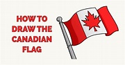 How To Draw The Canadian Flag Really Easy Drawing Tutorial | Images and ...