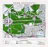 Detailed map of Sanssouci Park of Potsdam | Potsdam | Germany | Europe ...