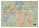 Mapa grande de turismo de la ciudad de Potsdam | Potsdam | Alemania ...