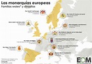 Los países con monarquía en Europa - Mapas de El Orden Mundial - EOM