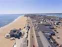 Hampton Beach Aerial View, New Hampshire, USA Stock Photo - Image of ...