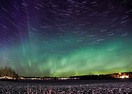 Free Images : light, night, atmosphere, green, aurora borealis, star ...