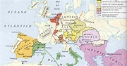 La Pizarra de Historia: Comentario del mapa del Imperio de Carlos I