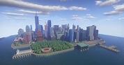 Map New York Minecraft - New York on a Map