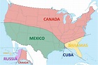 Map Of Usa With State Borders And Names - United States Map