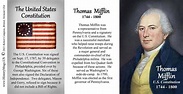 Mifflin, Thomas - United States Constitution - HistoryMugs.us