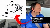 Clarity Aloft Flex Aviation Headset - hands-on review in Cessna 172 ...