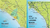 Laguna Beach Area Road Map - Ontheworldmap.com