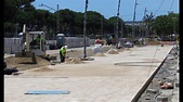 Obras de reforma del Paseo Marítimo de Malgrat de Mar - YouTube