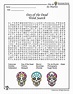 Day of the Dead Activities, Worksheets & Lesson Plan | Dead words, Day ...