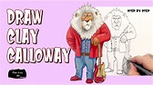 How to Draw Clay Calloway from Sing 2 in Easy Steps Video - YouTube