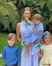Magdalena de Suecia con sus hijos Leonor, Nicolás y Adrienne de Suecia ...