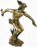 Greek God Hermes Bronzed Finish Statue 10 Inches - Etsy