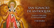 Hoy celebramos a San Ignacio de Antioquía, el primero en nombrar a la ...