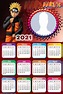 Calendar 2021 Naruto Uzumaki | Picture Frame