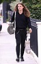 Damian Hurley in All-black Gear During a Walk in London – IMG Trend