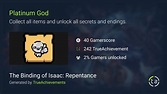 Platinum God achievement in The Binding of Isaac: Repentance