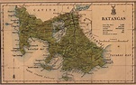 Map of Batangas, 1918 - Batangas History, Culture and Folklore