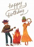 Fantastic Mr Fox Happy Birthday Card, Woodland Animal Card, Music ...