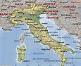 Mapas del Mundo: Mapa geográfico de Italia